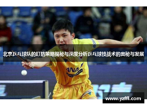 北京乒乓球队的盯防策略揭秘与深度分析乒乓球技战术的奥秘与发展